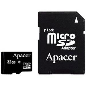 Купить Apacer 32Gb MicroSD Card Class 4 +adapter в Минске, доставка по Беларуси