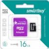 SmartBuy 16Gb MicroSD Card Class 10 +adapter/purpl