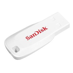 Купить 16GB SanDisk Cruzer Blade White в Минске, доставка по Беларуси