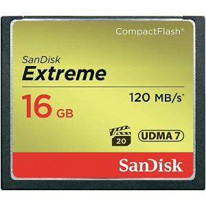Купить SanDisk CompactFlash 16GB Extreme 120MBs в Минске, доставка по Беларуси