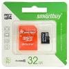 SmartBuy 32Gb MicroSD Card Class10 +adapter orange