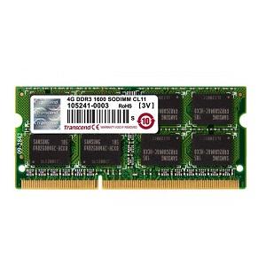 SODIMM-DDR3 4GB PC3-12800 Transcend (TS512MSK64V6N)