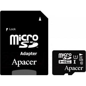 Apacer 32Gb MicroSD AP32GMCSH10U1-R
