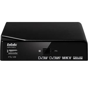 Купить Ресивер DVB-T2 BBK SMP015HDT2 черный в Минске, доставка по Беларуси