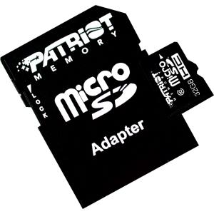 Patriot 32Gb microSDHC (Class 10)+adapter (PSF32GMCSDHC10)