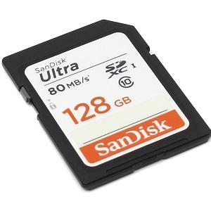 SanDisk 128Gb SD Card Class 10 SDSDUNC-128G-GN6IN