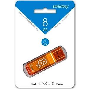 Купить 8GB SmartBuy Glossy Orange (SB8GBGS-Or) в Минске, доставка по Беларуси