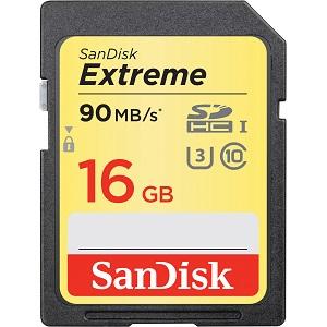SanDisk 16Gb SDHC Extreme SDSDXNE-016G-GNCIN