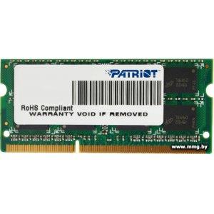 Купить SODIMM-DDR3 4GB PC3-12800 Patriot PSD34G16002S в Минске, доставка по Беларуси