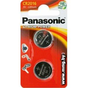 Купить Батарейки Panasonic CR2016 2 шт. [CR-2016EL/2B] в Минске, доставка по Беларуси