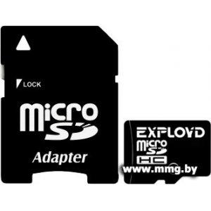 Купить Exployd 32Gb microSDHC Class 10 +adapter в Минске, доставка по Беларуси