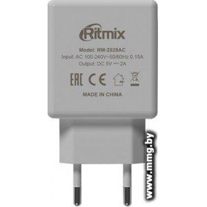 Купить Зарядное устройство Ritmix RM-2025AC (белый) в Минске, доставка по Беларуси
