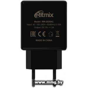 Купить Зарядное устройство Ritmix RM-2025AC (черный) в Минске, доставка по Беларуси