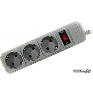 ExeGate 3 розетки, 1.8 м, серый (SP-3-1.8G)