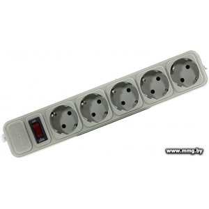 ExeGate 5 розеток, 1.8 м, серый (SP-5-1.8G)