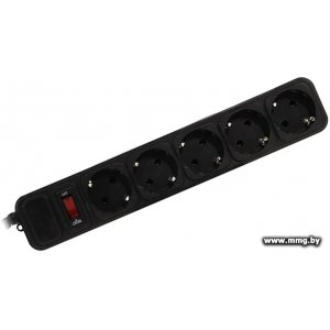 ExeGate SP-5-5B (EX221188RUS) 5 розеток, 5 м, черный