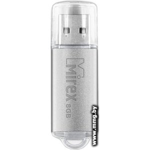 Купить 8GB Mirex Unit Silver 13600-FMUUSI08 в Минске, доставка по Беларуси