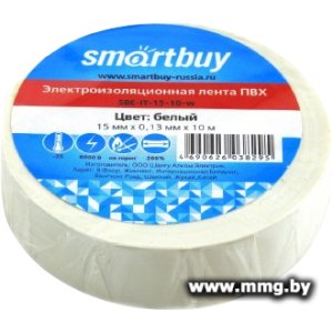 Купить Изолента Smartbuy 0.13х15мм, 10 метров, белая в Минске, доставка по Беларуси