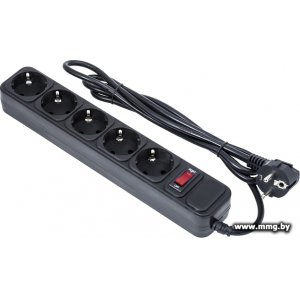 ExeGate 5 розеток, 1.5 м, черный (SP-5-1.5B)