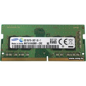 Купить SODIMM-DDR4 8GB PC4-19200 Samsung M471A1K43BB1-CRC в Минске, доставка по Беларуси