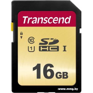 Transcend 16Gb SDHC Class 10 500S UHS-I U1