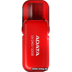 Купить 32GB ADATA UV240 Red (AUV240-32G-RRD) в Минске, доставка по Беларуси