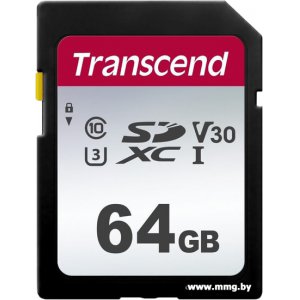 Купить Transcend 64Gb SDXC 300S TS64GSDC300S в Минске, доставка по Беларуси