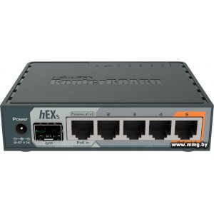 Купить Маршрутизатор Mikrotik hEX S RB760iGS в Минске, доставка по Беларуси