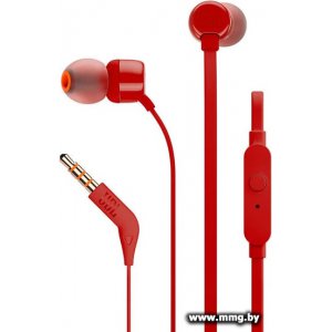 Купить JBL T110 (красный) [JBLT110RED] в Минске, доставка по Беларуси