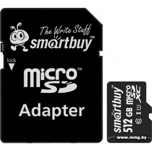 Купить Smartbuy 512Gb MicroSDXC SB512GBSDCL10-01 в Минске, доставка по Беларуси