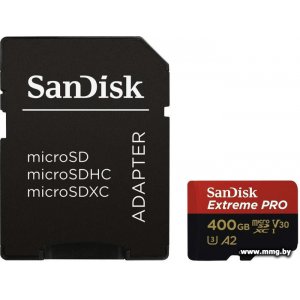 Купить SanDisk 400GB microSDXC Extreme PRO SDSQXCZ-400G-GN6MA в Минске, доставка по Беларуси