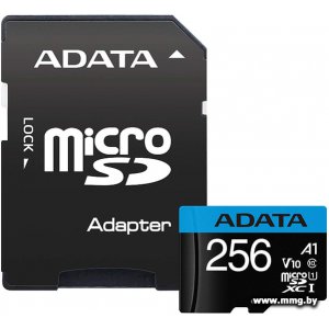 A-Data 256Gb microSDXC Premier AUSDX256GUICL10A1-RA1
