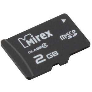 Mirex 2GB microSDHC (13612-MCROSD02) (Class 4)
