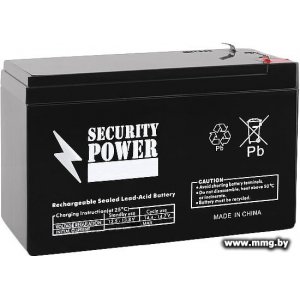 Купить Security Power SP 12-1,3 F1 (12В/1.3 А·ч) в Минске, доставка по Беларуси