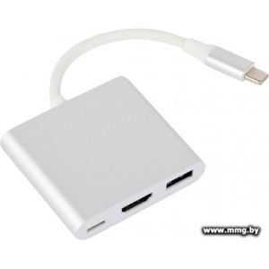 Купить Адаптер Cablexpert A-CM-HDMIF-02-SV (серебристый) в Минске, доставка по Беларуси