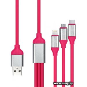 Купить Кабель SmartBuy iK-312QBOMB (розовый) в Минске, доставка по Беларуси