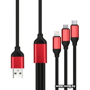 Кабель SmartBuy iK-312QBOMB (черный)