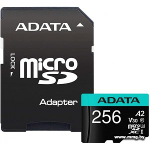 A-Data 256Gb microSDXC Premier Pro AUSDX256GUI3V30SA2-RA1