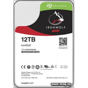 Купить 12000Gb Seagate IronWolf [ST12000VN0008] в Минске, доставка по Беларуси