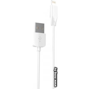 Купить Кабель Hoco X20 Lightning (1 м, белый) в Минске, доставка по Беларуси