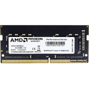 SODIMM-DDR4 4GB PC4-21300 AMD R744G2606S1S-UO