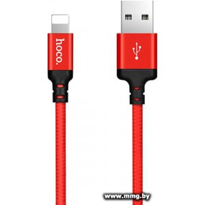 Купить Кабель Hoco X14 Lightning (2 м, красный) в Минске, доставка по Беларуси