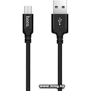 Купить Кабель Hoco X14 microUSB (1 м, черный) в Минске, доставка по Беларуси