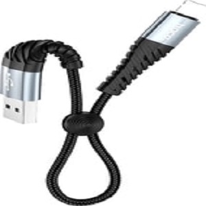 Купить Кабель Hoco X38 Lightning (0.25m, черный) в Минске, доставка по Беларуси