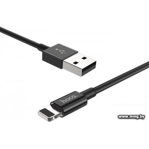 Купить Кабель Hoco X23 lightning (1m, чёрный) в Минске, доставка по Беларуси