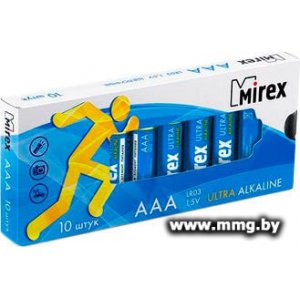 Купить Батарейка Mirex Ultra Alkaline AAA 23702-LR03-M10 (10шт) в Минске, доставка по Беларуси