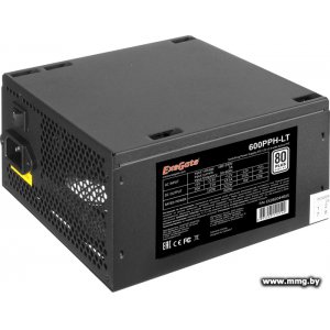 600W ExeGate 600PPH-LT 80 Plus EX282044RUS