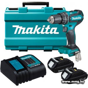 Makita DHP485SYE (с 2-мя АКБ, кейс)
