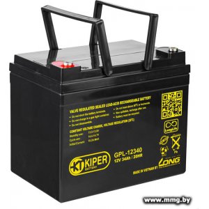 Купить Kiper GPL-12340 (12В/34 А·ч) в Минске, доставка по Беларуси