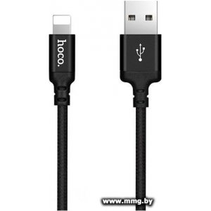 Купить Кабель Hoco X14 Lightning (1 м, черный) в Минске, доставка по Беларуси